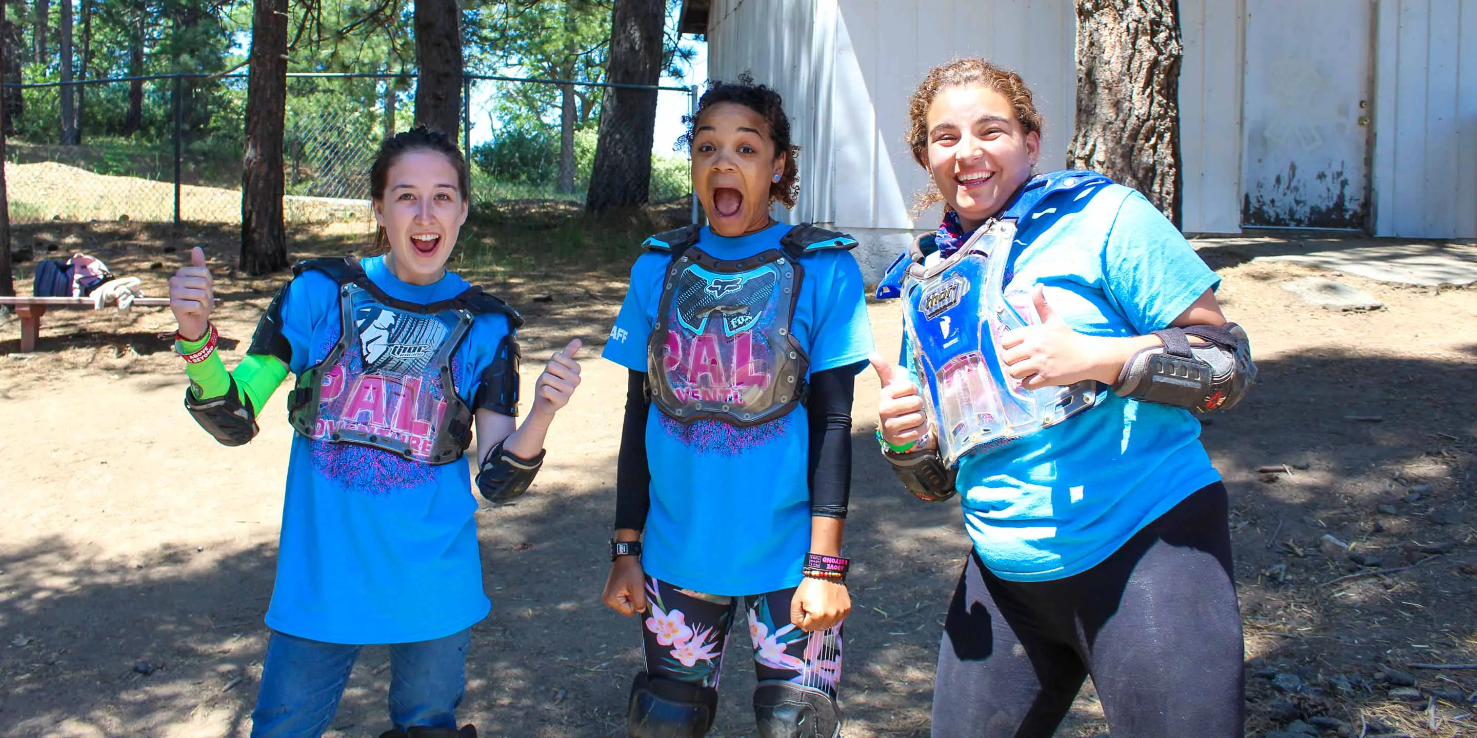 Three female Pali staff wearing protective vests